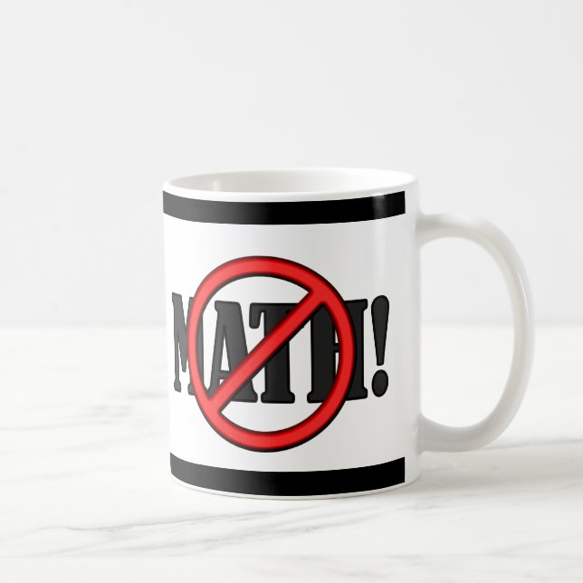 Ingen matematik Zon... Kaffemugg (Höger)