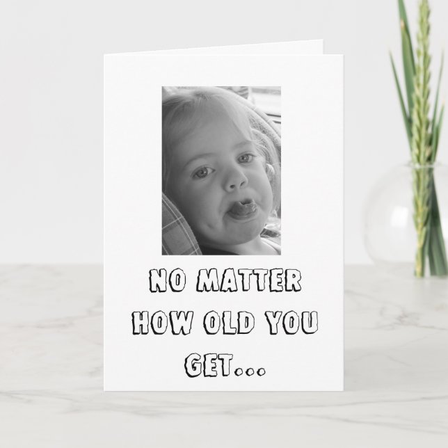 INGEN MATERIA HUR GAMMALT DU FÅR… KORT (Framsida)