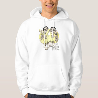 Ingen materia vad sweatshirt med luva