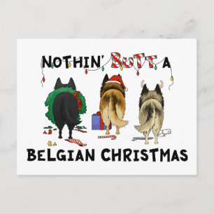 Ingen, men en belgisk jul helg vykort