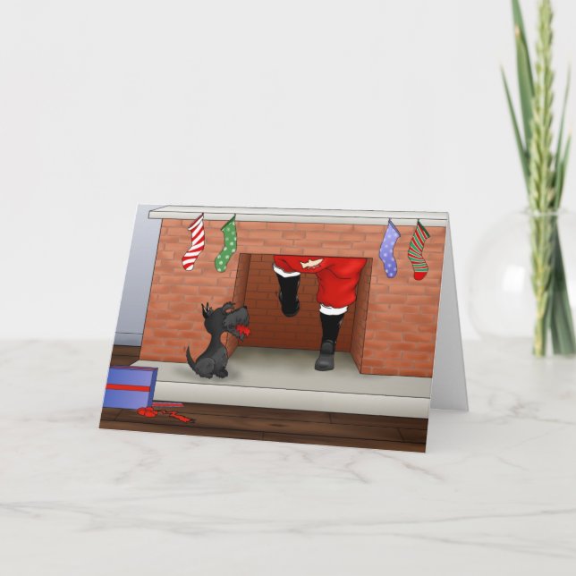 Ingen, men en skotsk jul helgkort (Framsida)