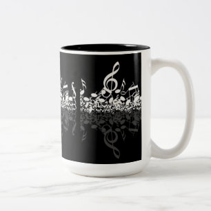 Ingen, men Musik noter Black Mugg