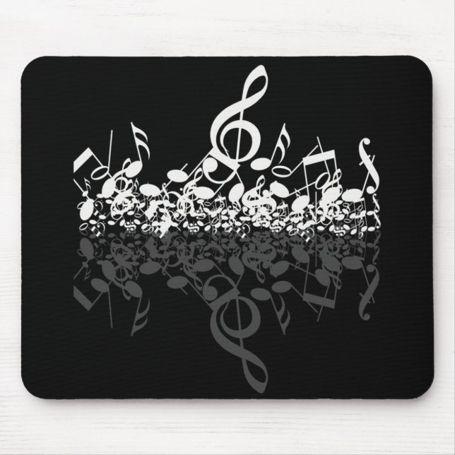 Ingen, men Treble Black Mouse Pad Musmatta (Framsidan)