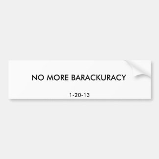 INGEN MER BARACKURACY, 1-20-13 BILDEKAL