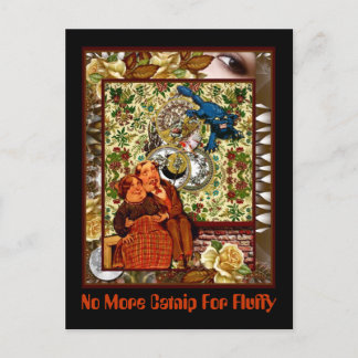 Ingen mer fångst för fluffy vykort