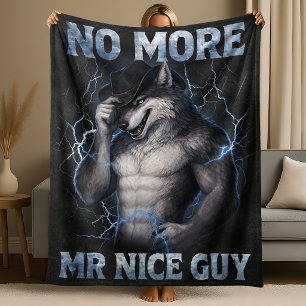 Ingen Mer Mr Nice Guy Rolig Alpha Varg Meme Brainr Fleecefilt