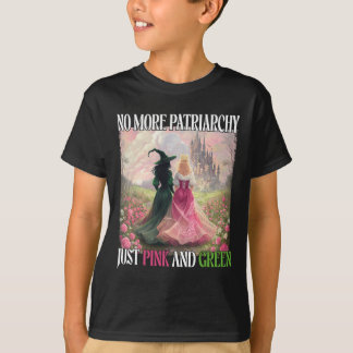Ingen mer patriarki Bara Rosa Grönt Witch Hallowee T Shirt