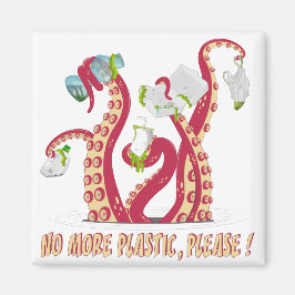 Ingen mer plast, tack! magnet