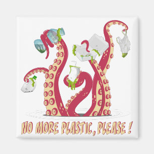 Ingen mer plast, tack! magnet