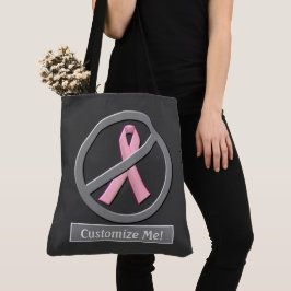 Ingen mer Rosa Rosett band! Poster Tygkasse