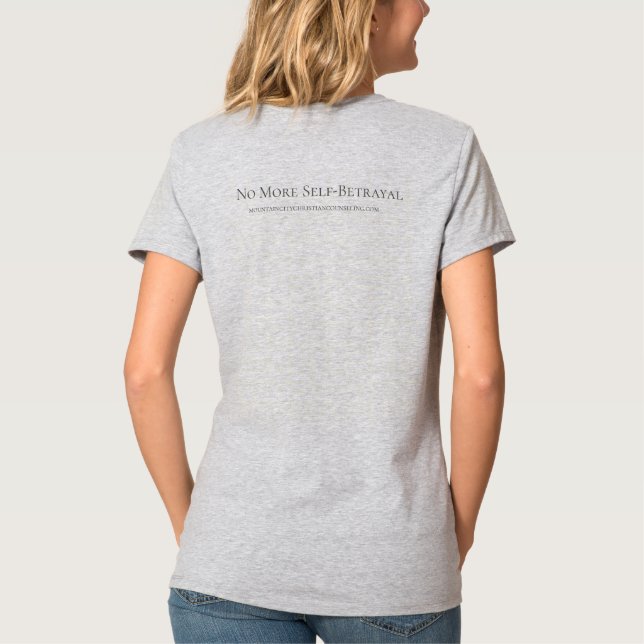 Ingen mer självbetrayal t shirt (Baksida)