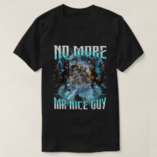 Ingen mer snäll guy rolig alpha varg meme pappa t shirt