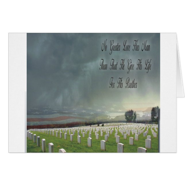 Ingen mer underbar kärlek hälsningskort (Framsidan Horizontal)