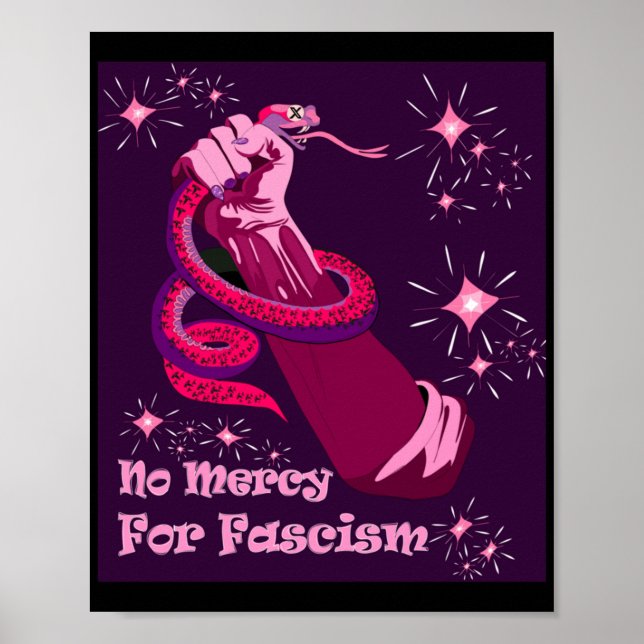 Ingen mercy for fascism 2025 Girly Pop Edition Poster (Framsidan)