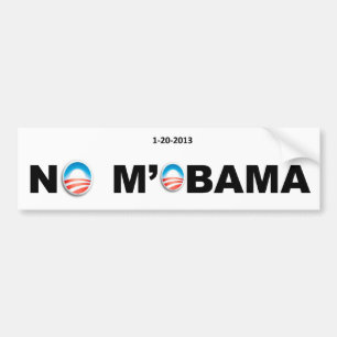 INGEN MOBAMA-bildekal Bildekal