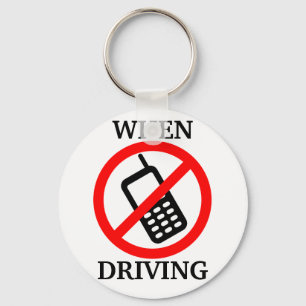 Ingen Mobil vid körning Nyckelring