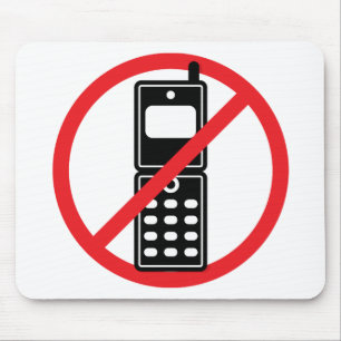 Ingen mobiltelefoner musmatta