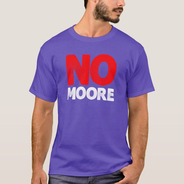 Ingen Moore Alabama Senator Rösta T Shirt (Framsida)