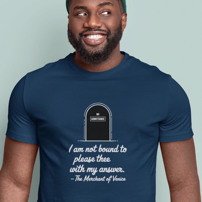 Ingen mottagning - Modern Shakespeare-offert T Shirt (Skapare uppladdad)