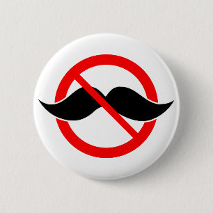 INGEN MOUSTACHE - ANTI-MUSTACHE - RAKA AV DEN SAK KNAPP