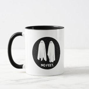 Ingen mugg för rolig Geek för fotspöken monokrom