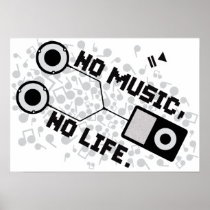 INGEN MUSIK, INGEN LIVSTID POSTER