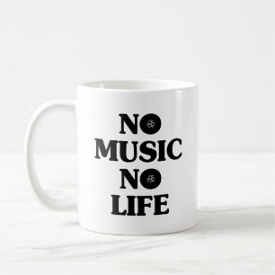 INGEN MUSIK INGET LIV KAFFEMUGG