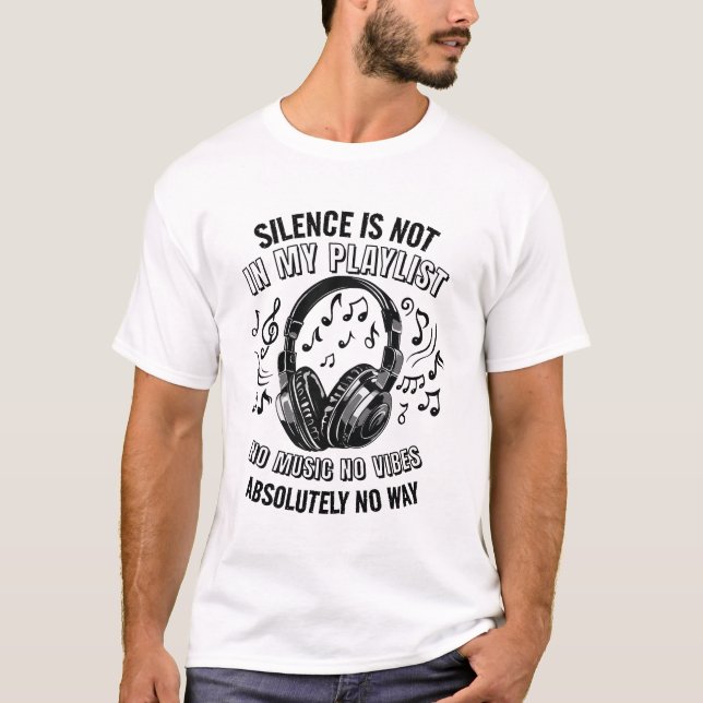 Ingen musik, Manar White T Shirt (Framsida)