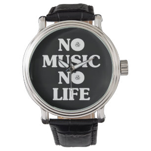 INGEN MUSIK-NO LIFE ARMBANDSUR