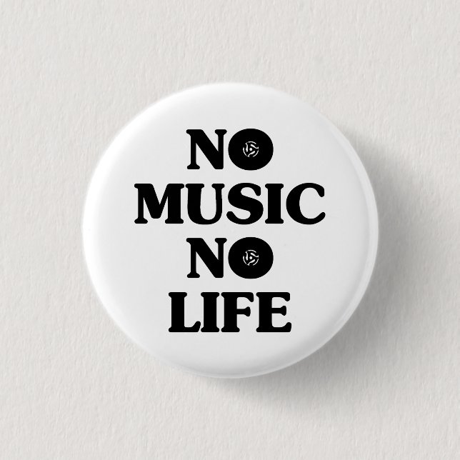 INGEN MUSIK-NO LIFE KNAPP (Framsida)