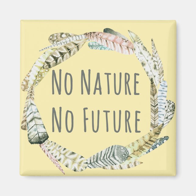 Ingen natur, ingen framtid magnet (Framsidan)