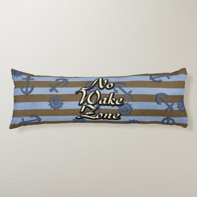 Ingen nautisk frakt för vakzon ankrar och rullar kroppskudde (Framsidan)