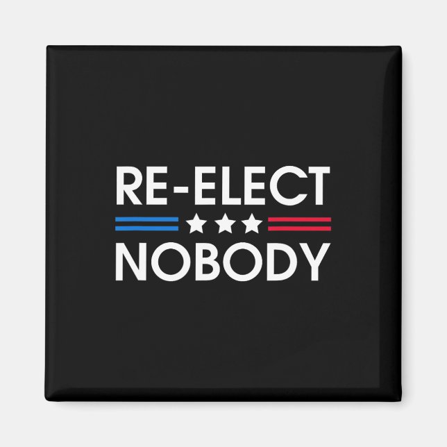 Ingen No Trump No Biden Presidentval 202 Magnet (Framsidan)