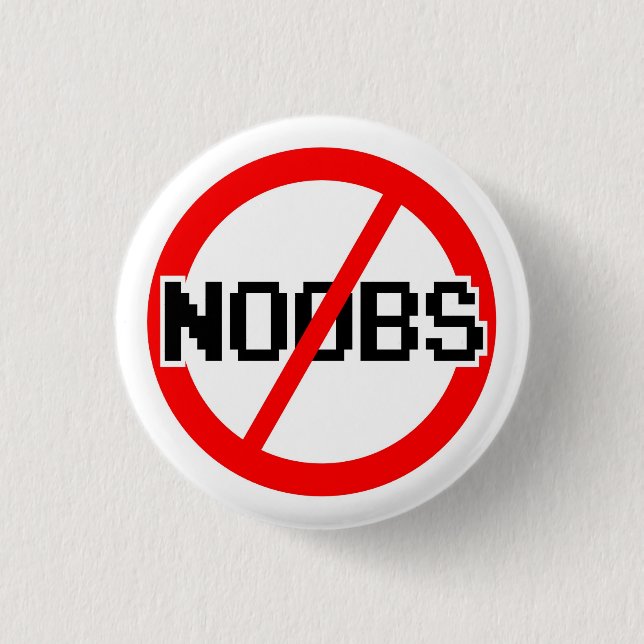 Ingen NOOBS - chatta/irc/geek/kodifierar Knapp (Framsida)