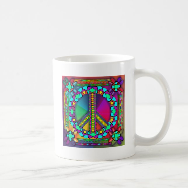 ingen nukleär zon färgad kaffemugg (Höger)