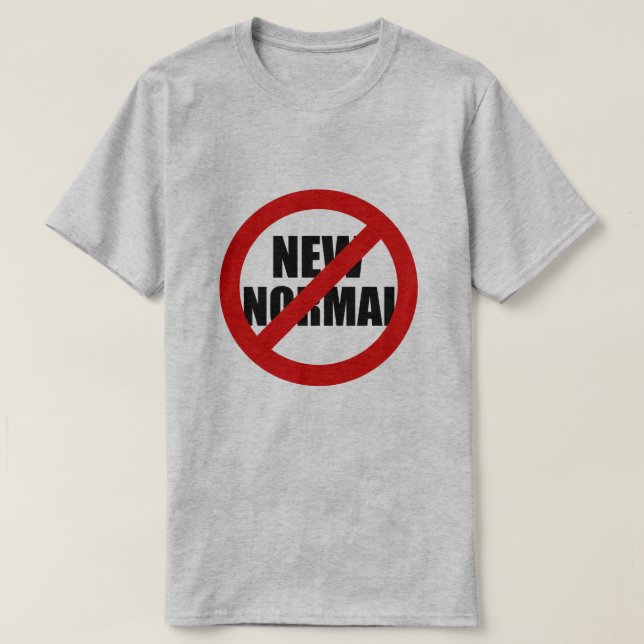 Ingen ny normal t shirt (Design framsida)