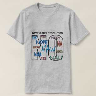 Ingen nybörjare - nyårslösning Manar Tshirt T-shirt