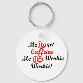 ingen nyckelkedja för arbete nyckelring