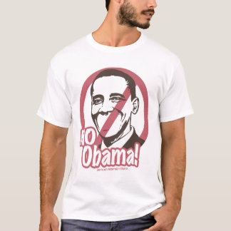 Ingen Obama! Hugga skjortan T Shirt