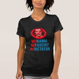 INGEN OBAMA INGEN FASCIST INGEN DIKTATOR (v133x) T-shirt