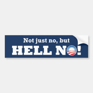 Ingen Obama inte precis, men INTE! Bildekal