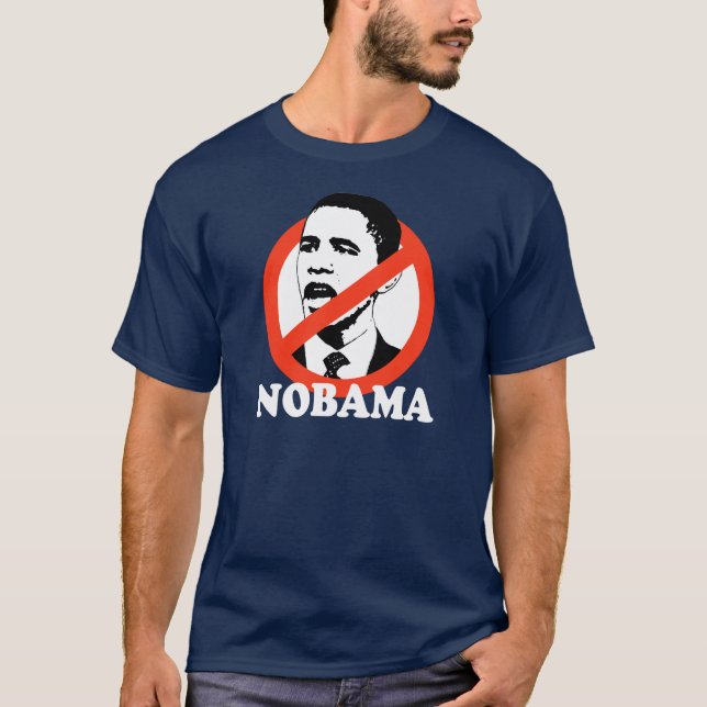 INGEN OBAMA T-TRÖJA TEE (Framsida)