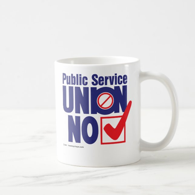 INGEN offentlig serviceunion Kaffemugg (Höger)