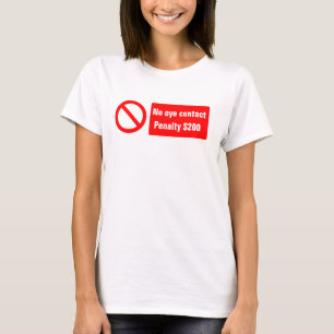 Ingen ögakontaktTshirt T-shirt