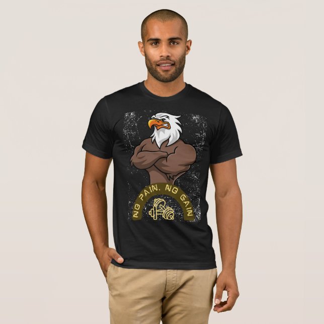Ingen ökning av smärtan t shirt (Hel framsida)