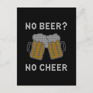Ingen Öl Ingen Glädje Fult Jultröja Vykort