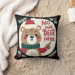 Ingen öl till din julklapp kudde