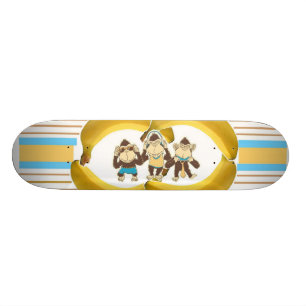 Ingen ondska härmar skateboarden skateboard bräda 20 cm