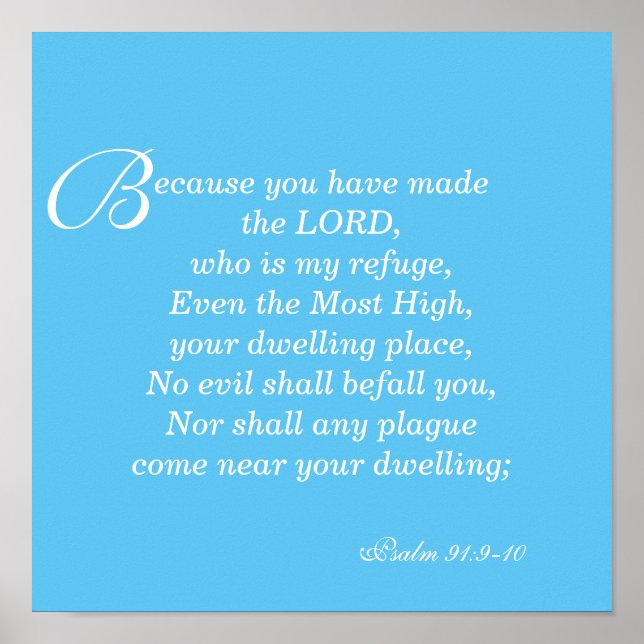 Ingen ondska kommer att slå dig poster (Framsidan)