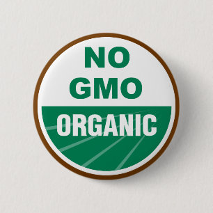 Ingen organisk GMO Knapp